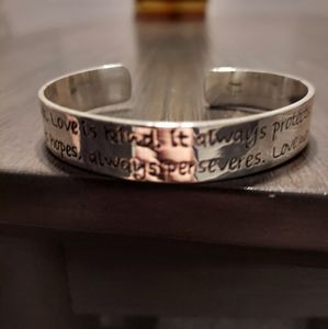 Premiere Bengal Corinthians Silver Bracelet